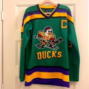 90s Style Hockey Jersey - Mighty Ducks